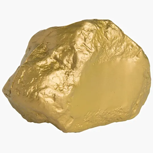 Gold Nugget Stress Reliever — view 2