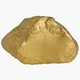 Gold Nugget Stress Reliever — view 3
