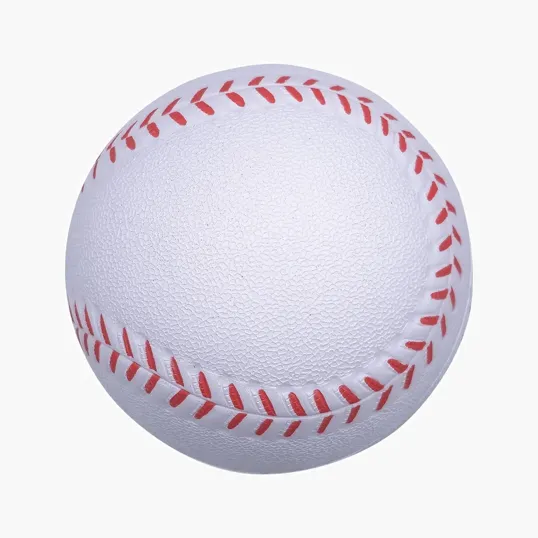 Jumbo Baseball Stress Reliever, 4.5 in. Polyurethane Foam — view 2