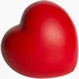 Slow Return Foam Sweet Heart Stress Reliever — view 2