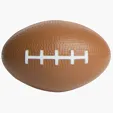 Slow Return Foam Football Stress Reliever — view 2