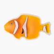 Orange Clown Fish Chill Patch