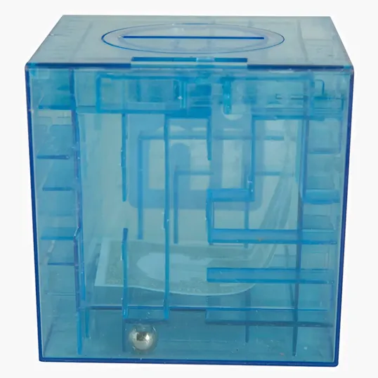 Money Cube Maze Coin Bank, 3.5" — view 5