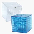 Money Cube Maze Coin Bank, 3.5" — view 3