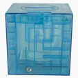 Money Cube Maze Coin Bank, 3.5" — view 5