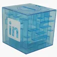 Money Cube Maze Coin Bank, 3.5" — view 2