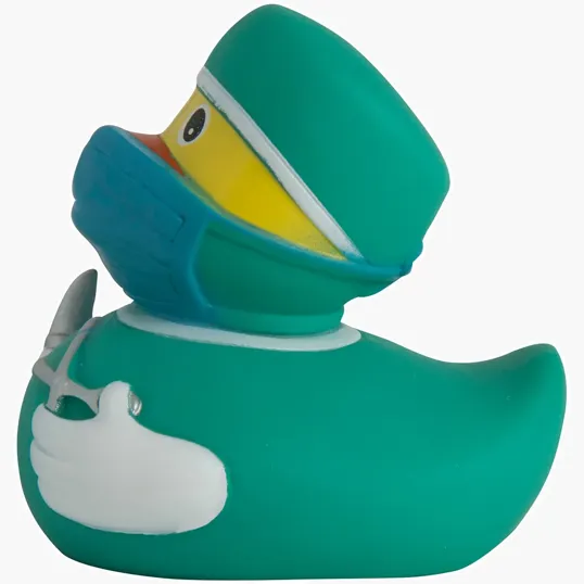 Doctor Duck Doctor-Themed Rubber Duck — view 3
