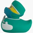 Doctor Duck Doctor-Themed Rubber Duck — view 3