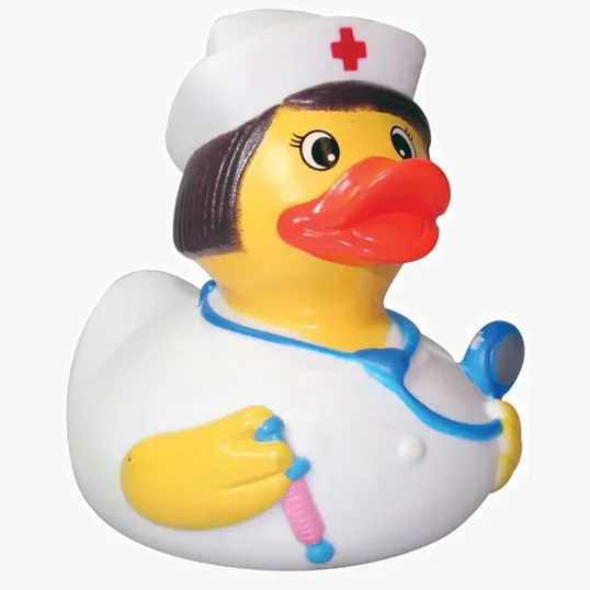Nurse Rubber Duck, 3.5" x 3.5" — view 2