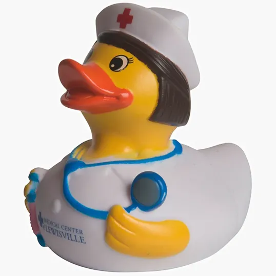 Nurse Rubber Duck, 3.5" x 3.5" — view 3