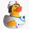 Nurse Rubber Duck, 3.5" x 3.5" — view 4