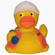 Construction Duck Rubber Duck with Safety Helmet — view 3