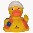 Construction Duck Rubber Duck with Safety Helmet