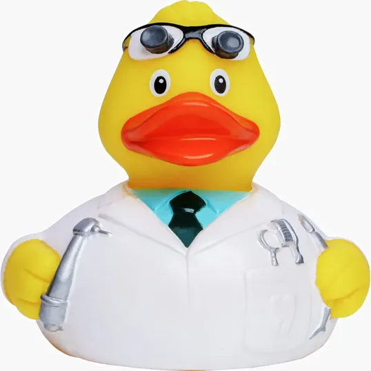 Dentist Duck Vinyl Novelty Figure — view 2