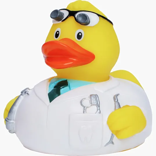 Dentist Duck Vinyl Novelty Figure — view 4