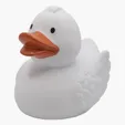 Duck With Wings Vinyl Rubber Duck — view 8