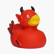 Devil Duck Vinyl Rubber Duck — view 2
