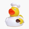 Chef Duck Rubber Duck