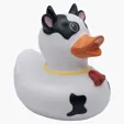 Cow Duck Rubber Bath Toy