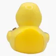Bad Weather Duck Rubber Duck with Raincoat and Umbrella — view 3