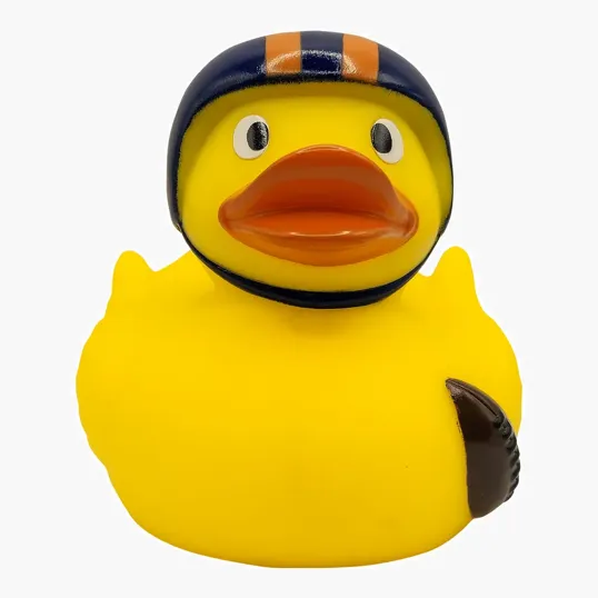 Football Duck Rubber Duck with Helmet — view 2