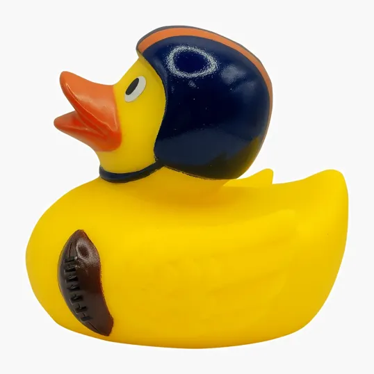 Football Duck Rubber Duck with Helmet — view 4