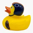 Football Duck Rubber Duck with Helmet — view 4