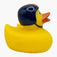 Football Duck Rubber Duck with Helmet — view 5