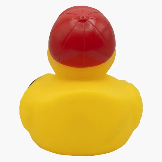 Baseball Duck Rubber Duck with Ball Cap — view 3
