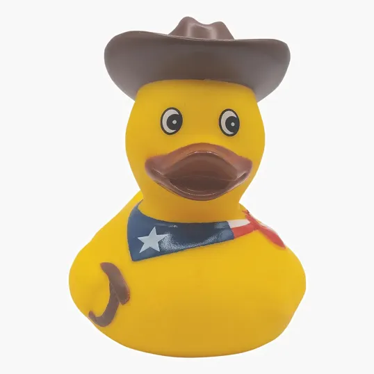 Cowboy Duck Rubber Duck — view 3