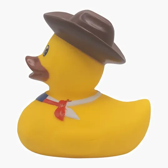 Cowboy Duck Rubber Duck — view 6
