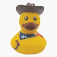 Cowboy Duck Rubber Duck — view 3