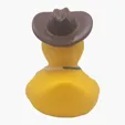 Cowboy Duck Rubber Duck — view 4