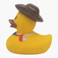 Cowboy Duck Rubber Duck — view 6