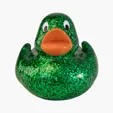 Lil' Glitter Duck Mini Rubber Duck — view 16