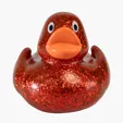 Lil' Glitter Duck Mini Rubber Duck — view 6