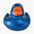 Lil' Glitter Duck Mini Rubber Duck — view 7