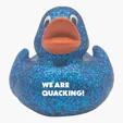 Lil' Glitter Duck Mini Rubber Duck — view 2