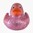 Lil' Glitter Duck Mini Rubber Duck — view 8