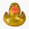 Lil' Glitter Duck Mini Rubber Duck — view 9