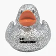 Lil' Glitter Duck Mini Rubber Duck — view 4