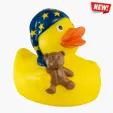 Bedtime Duck Sleeping-Themed Rubber Duck