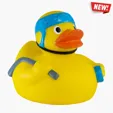 Hockey Duck Rubber Duck — view 2