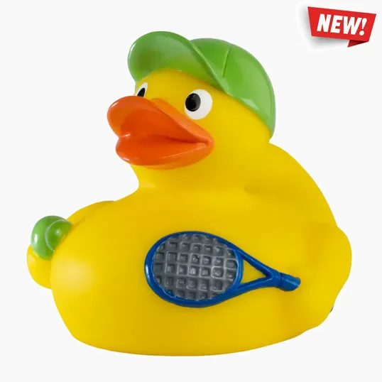 Tennis Duck Rubber Duck — view 2
