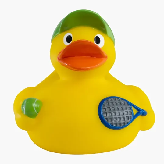 Tennis Duck Rubber Duck — view 3