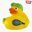 Tennis Duck Rubber Duck — view 2