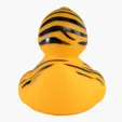 Tiger Duck Rubber Duck — view 3