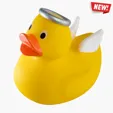 Angel Duck Rubber Duck