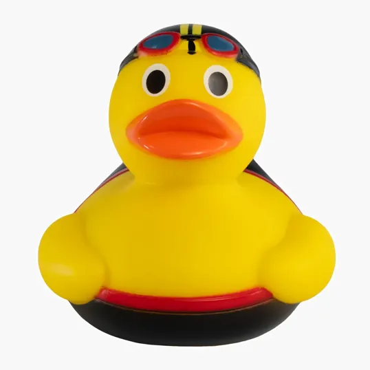 Swimmer Duck Rubber Duck — view 2