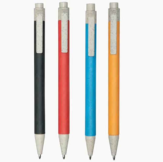 Recycled Biodegradable Clicker Pen — view 3